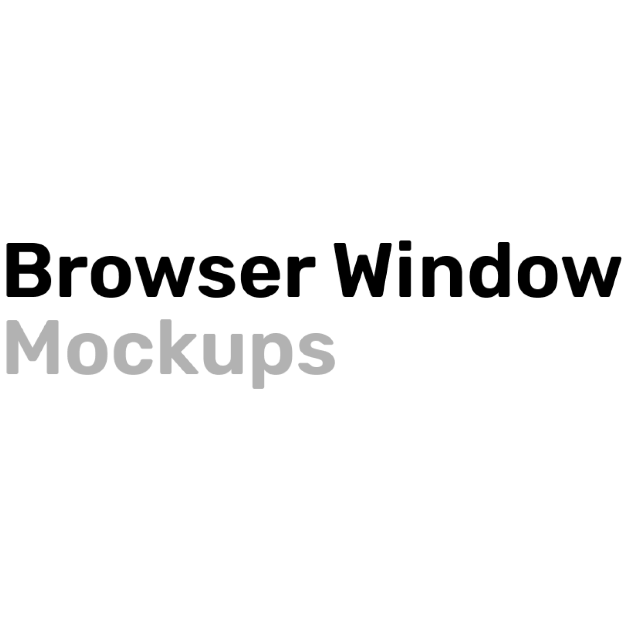 Browser Window Mockups (2)